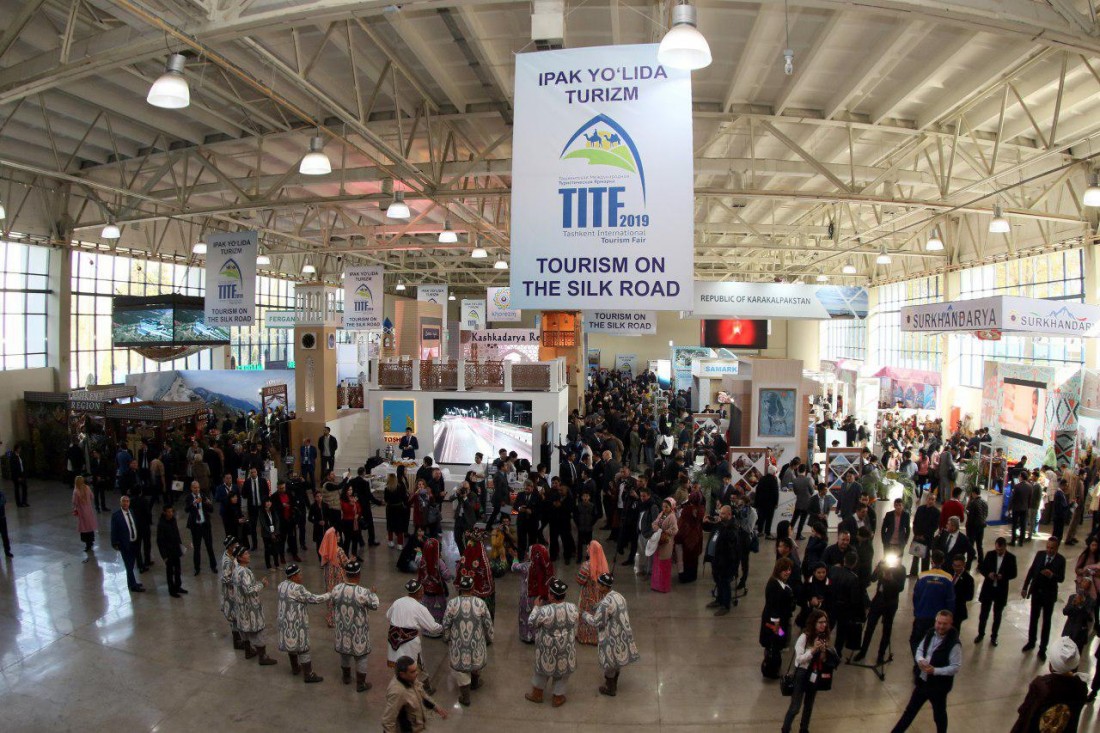 Artisan and food fair in Tashkent with local Uzbek products