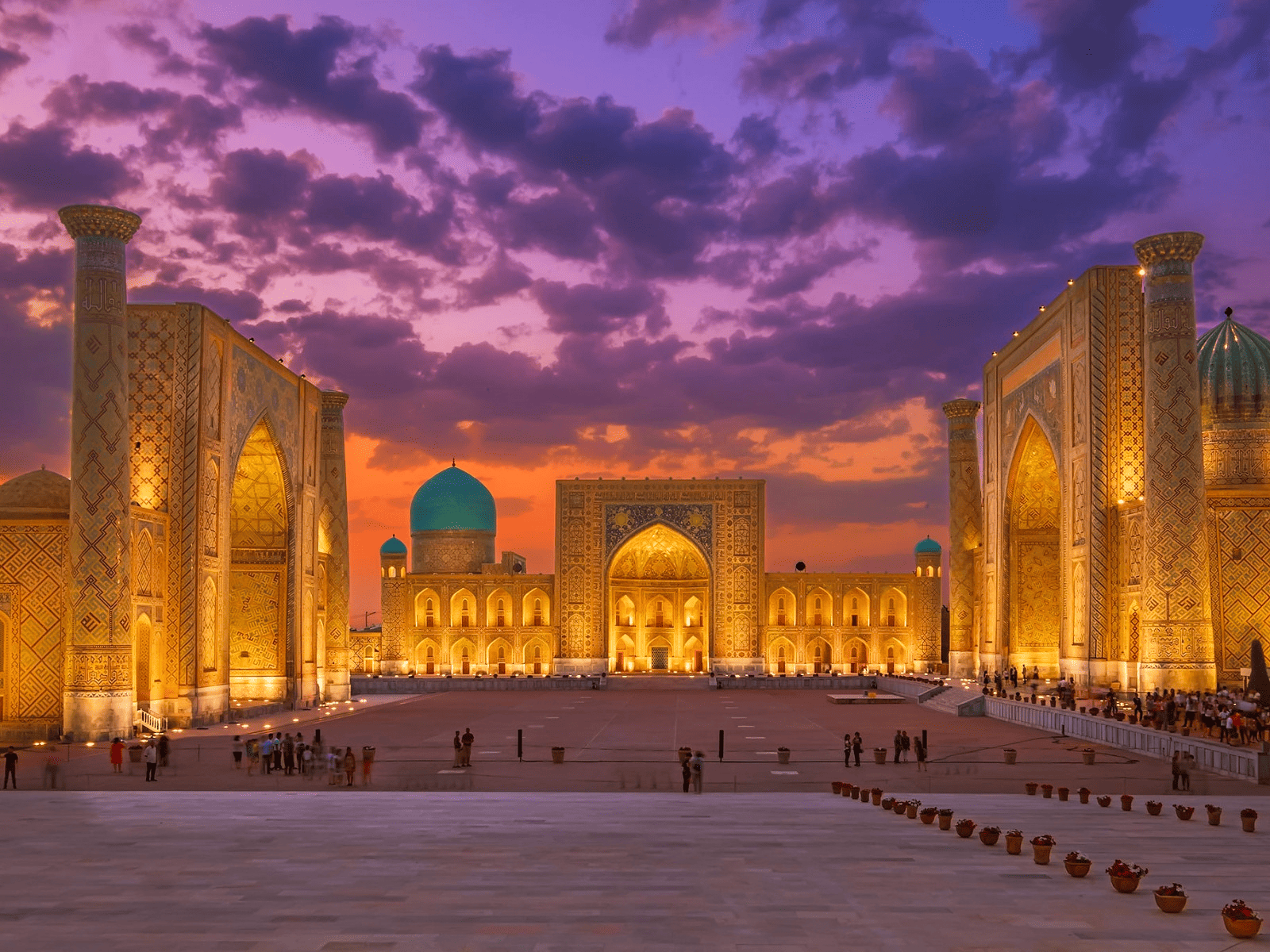 View of Samarkand, Uzbekistan