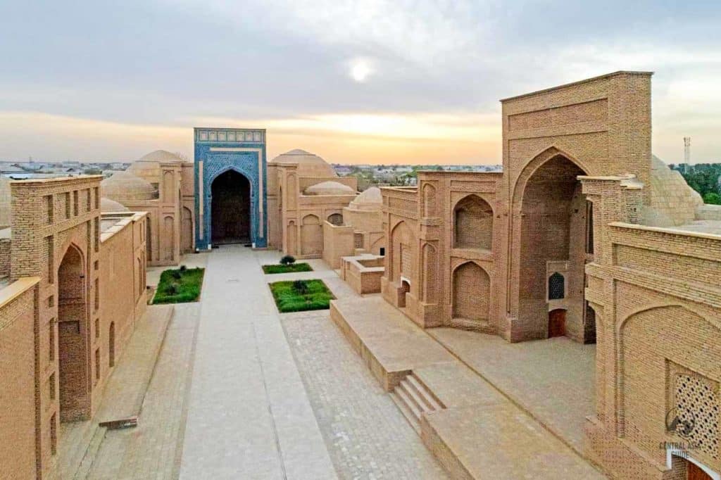 Fayaz Tepe complex and Buddhist sculptures near Termez, Uzbekistan
